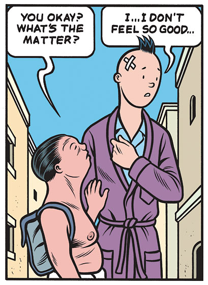 Charles Burns Annotates a Page from X'ed Out – Biblioklept