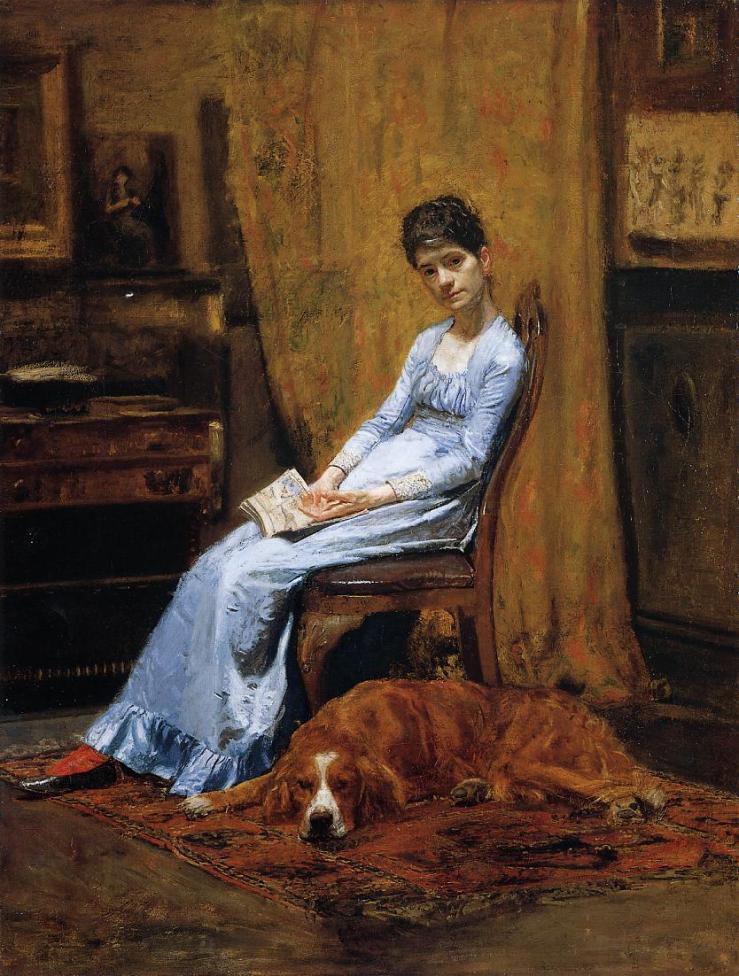 the-artist-s-wife-and-his-setter-dog-1889