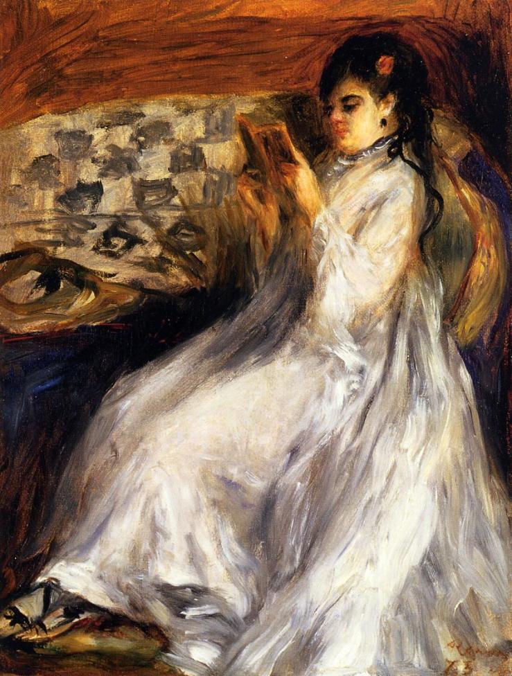 young-woman-in-white-reading