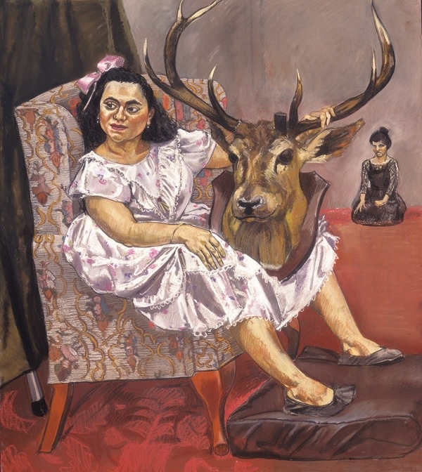 Snow White Playing with her Father’s Trophies — Paula Rego – Biblioklept