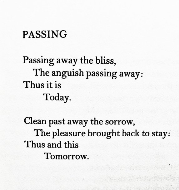 passing