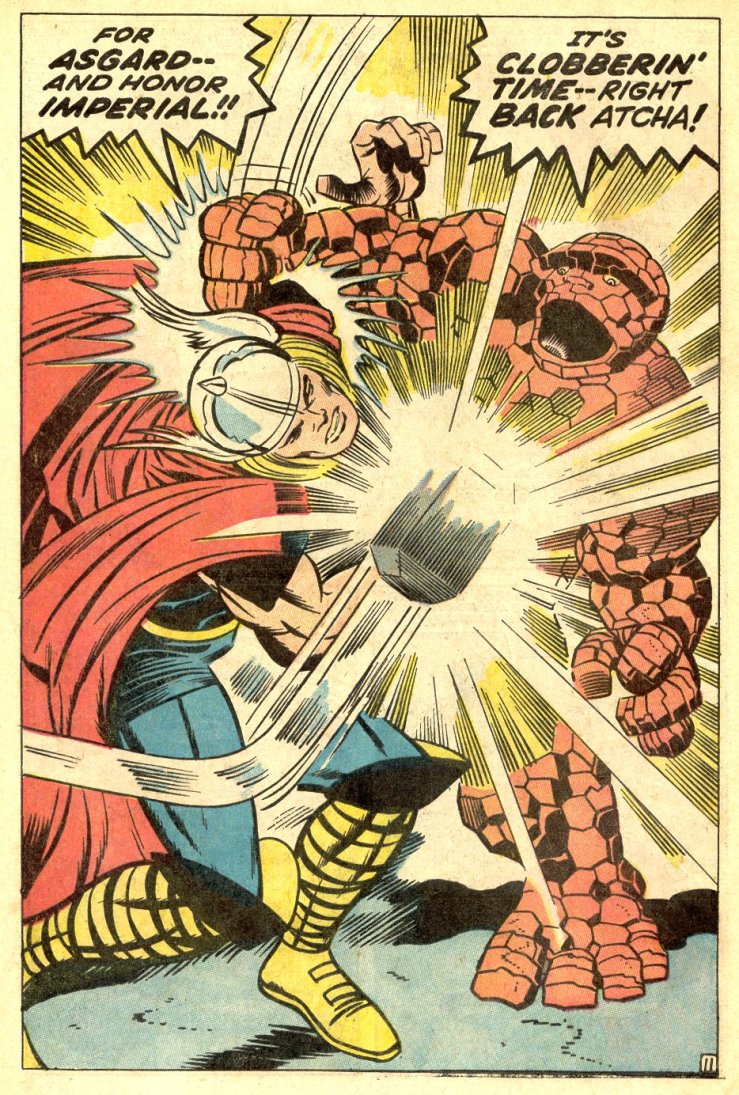 thor vs thing