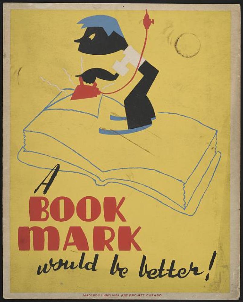 A Book Mark Would Be Better! – Biblioklept
