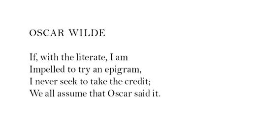 oscar wilde