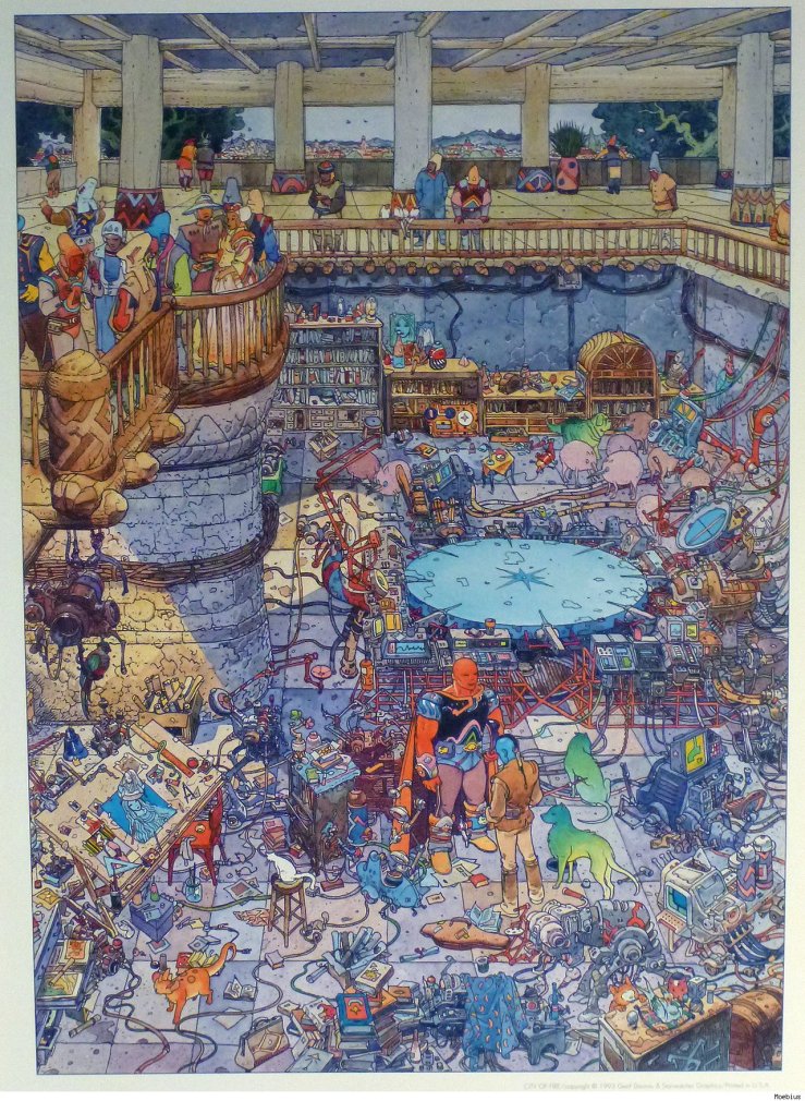 city of fire moebius