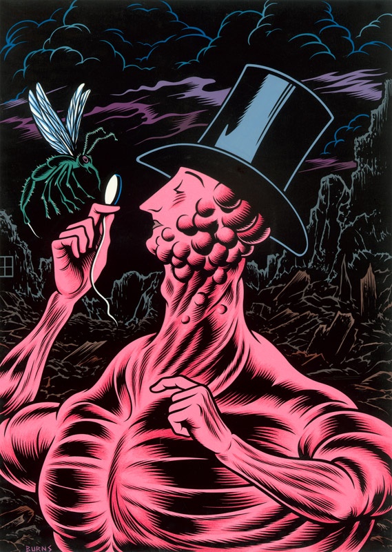 Mutant Eustace Tilley (The New Yorker's Mascot) by Charles Burns