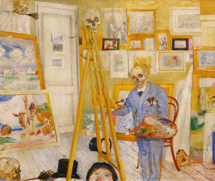 james-ensor-skeleton-painting
