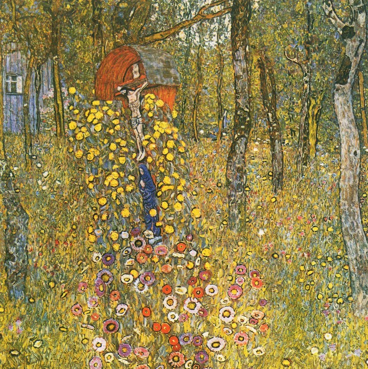 klimt-farm-garden-with-crucifix