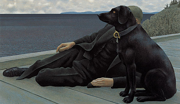 alex_colville_1978_Dog_and_Priest