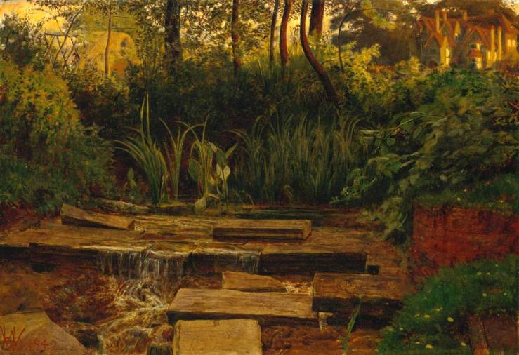 The Haunted Manor 1849 by William Holman Hunt 1827-1910