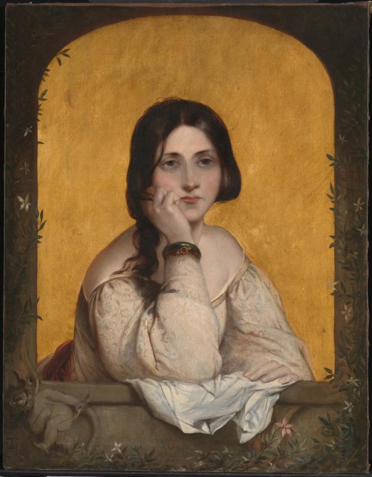 The Bride 1842 by Theodor von Holst 1810-1844