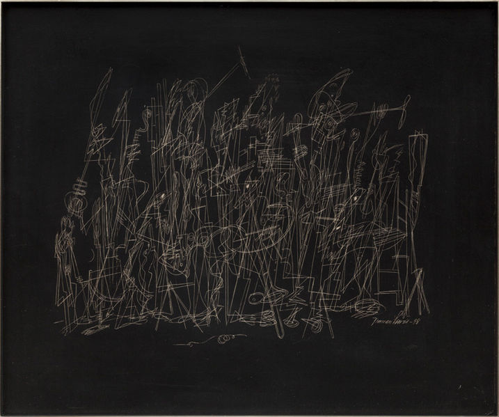 jazz_band_by_norman_lewis_1948