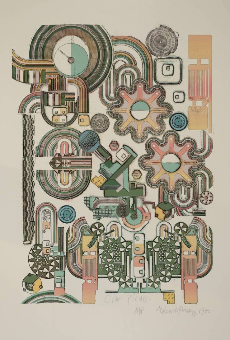 Ciao Picasso 1975 by Sir Eduardo Paolozzi 1924-2005