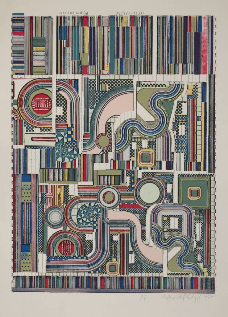 Appel-Calder 1975 by Sir Eduardo Paolozzi 1924-2005
