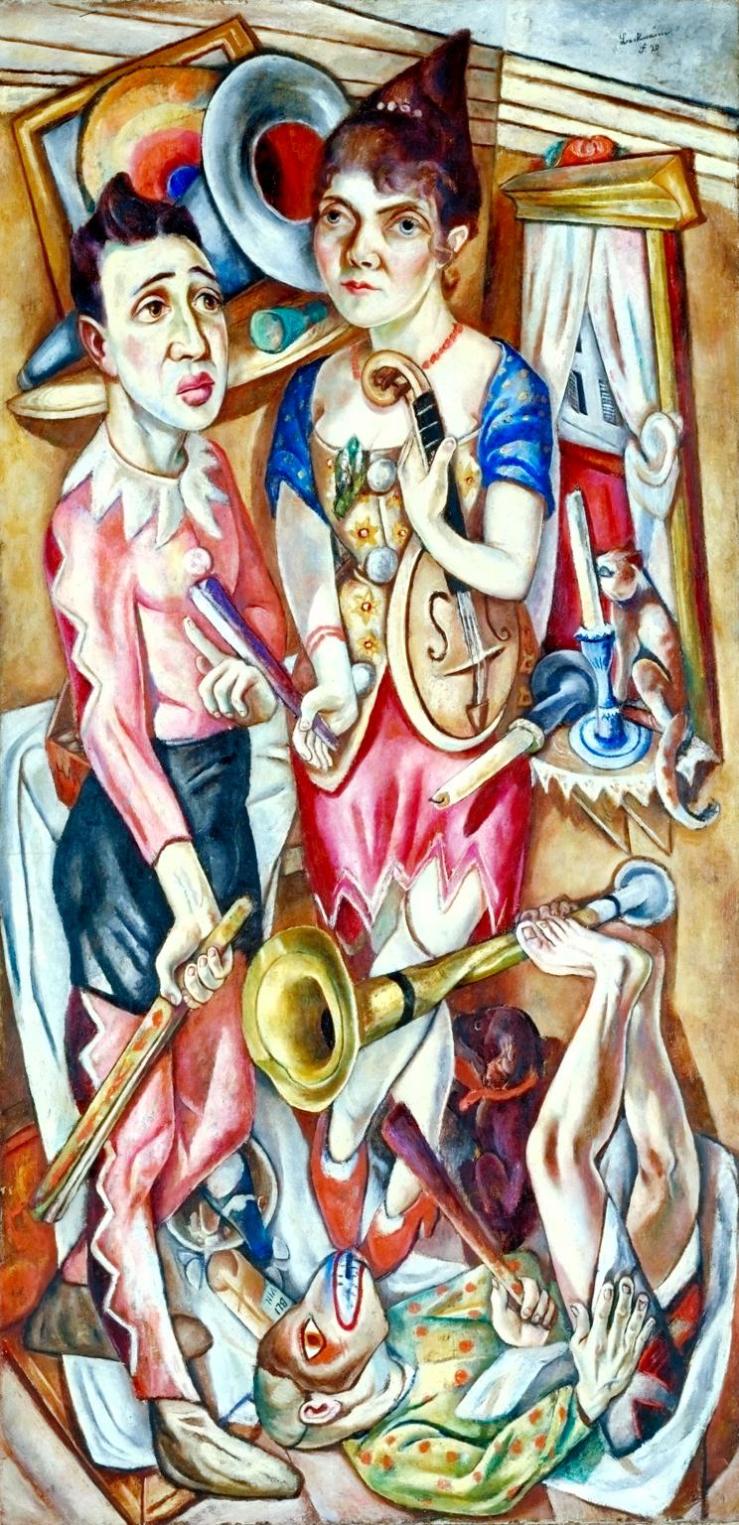 Carnival 1920 by Max Beckmann 1884-1950