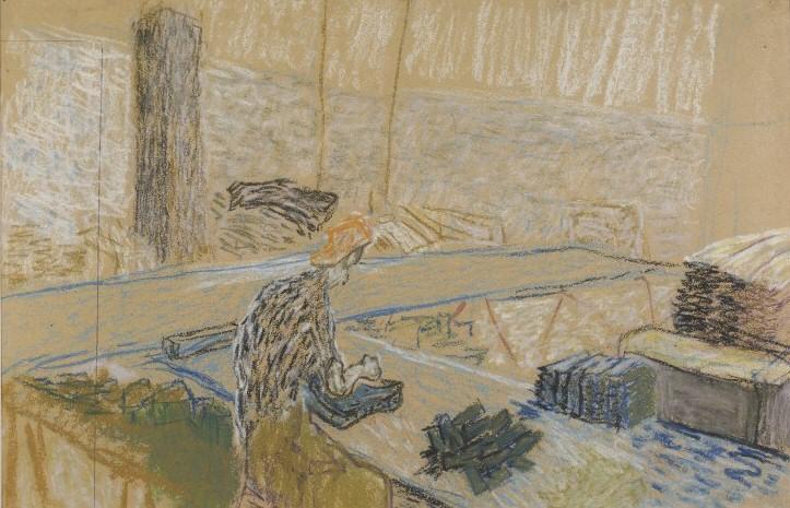 woman-at-work-at-a-table-1948