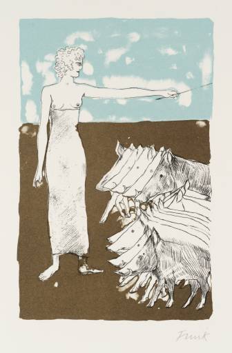 Circe 1973-4 by Dame Elisabeth Frink 1930-1993
