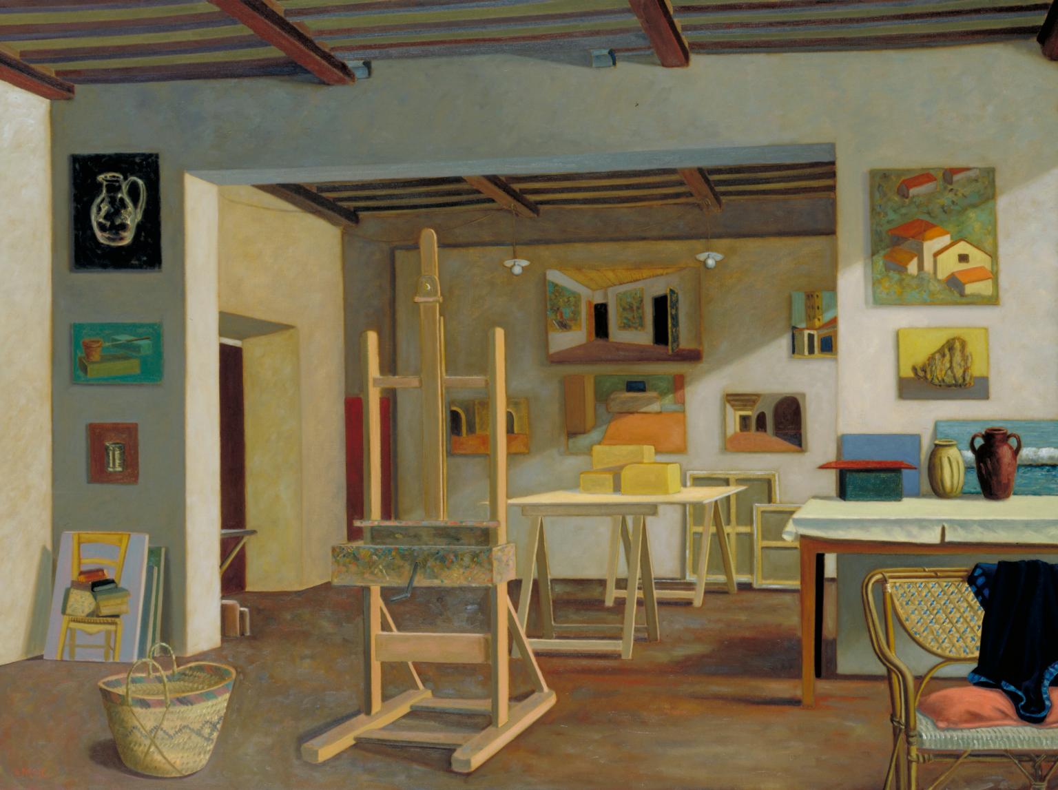 Large Studio at Castiglion 1993 by Stephen McKenna born 1939