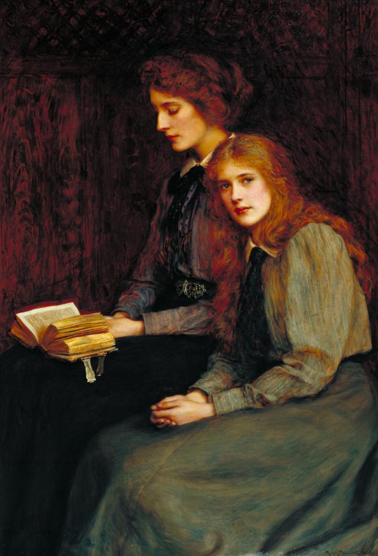 The Sisters 1900 by Ralph Peacock 1868-1946