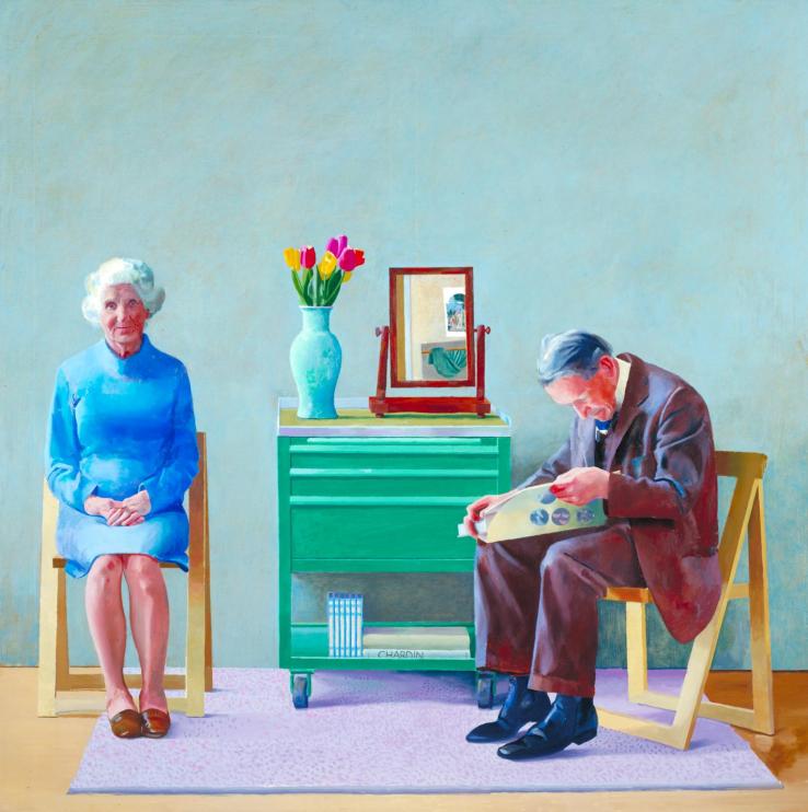 My Parents 1977 by David Hockney born 1937