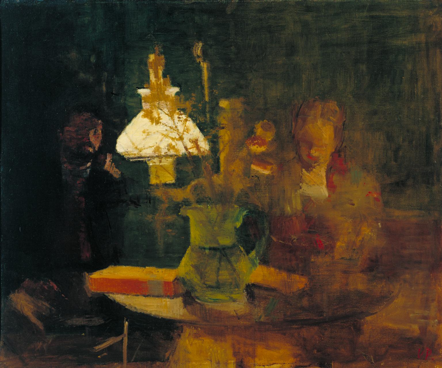 Lamplight 1941 by Victor Pasmore 1908-1998
