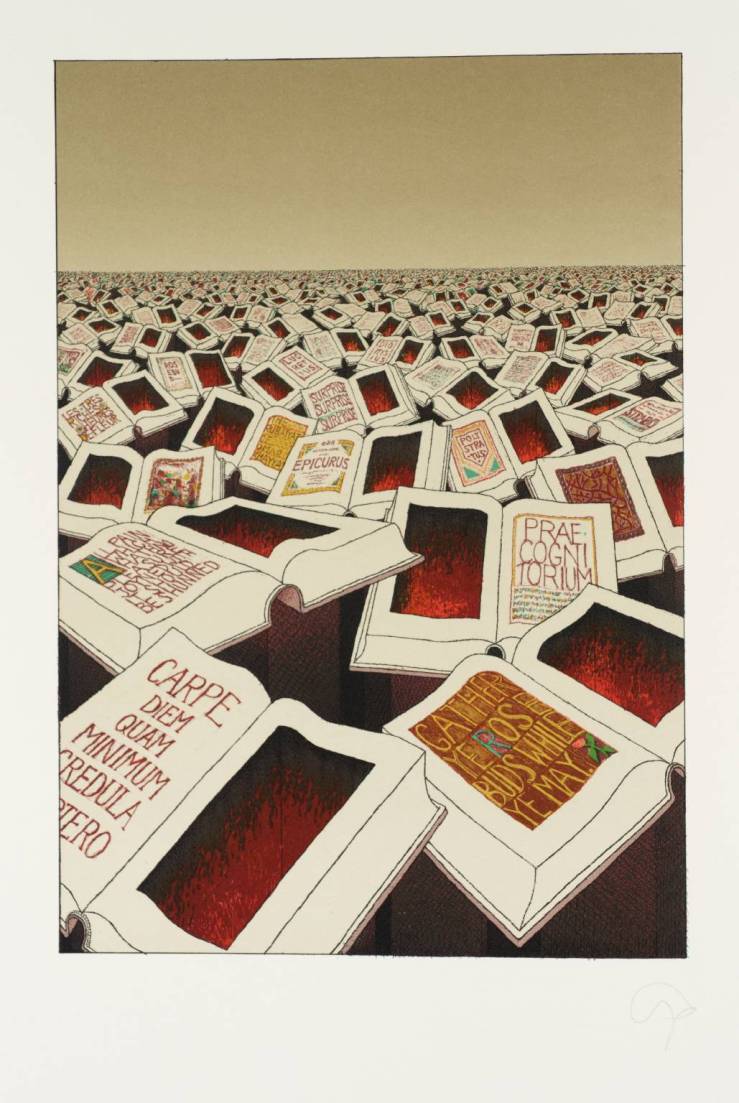 Canto X: [no title] 1982 by Tom Phillips born 1937