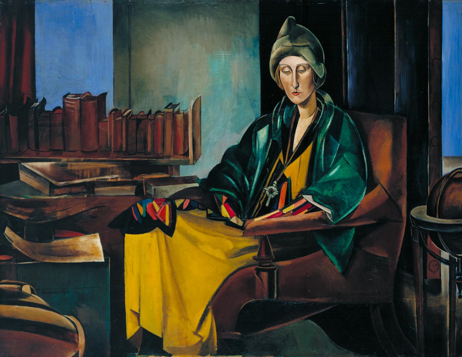 Edith Sitwell 1923-35 by Wyndham Lewis 1882-1957