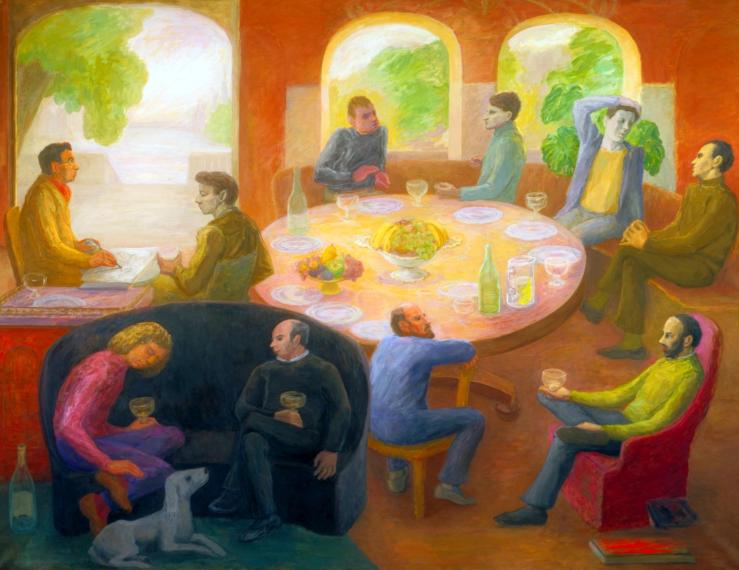 Symposium I 1974-77 by Helen Lessore 1907-1994