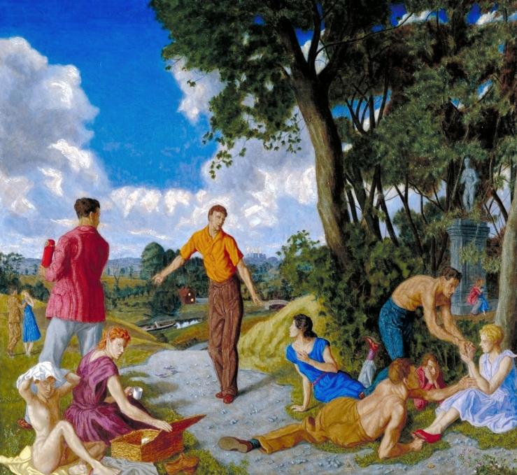 The Return from Cythera 1985-6 by George Warner Allen 1916-1988